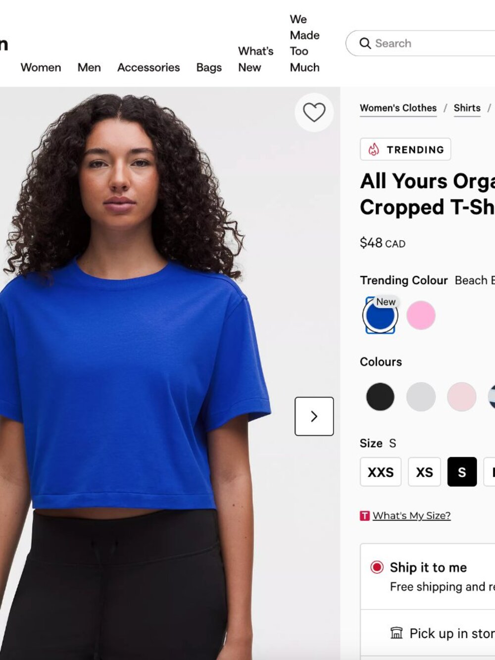 Lululemon Green Tee S